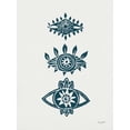 thumbnail image 2 of Prahl, Courtney 14x18 White Modern Wood Framed Museum Art Print Titled - Evil Eye II, 2 of 4