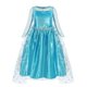 thumbnail image 3 of Vestido de princesa Elsa Anna de Disney para niñas, vestido de fiesta de malla para Halloween, carnaval, cumpleaños, disfraz de Reina de las Nieves de Frozen, 3 of 5