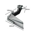 thumbnail image 6 of jiaping Motorcycle Hand Protector Deflector Handlebar Hand Brush Guards Windshield Crash Titanium Color, 6 of 6