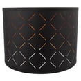 thumbnail image 1 of IFANLANDOR 1Set Modern Lamp Shade Black Combed Tc Cloth Iron For Table Lamp Bedroom 13x13x9.4in, 1 of 6
