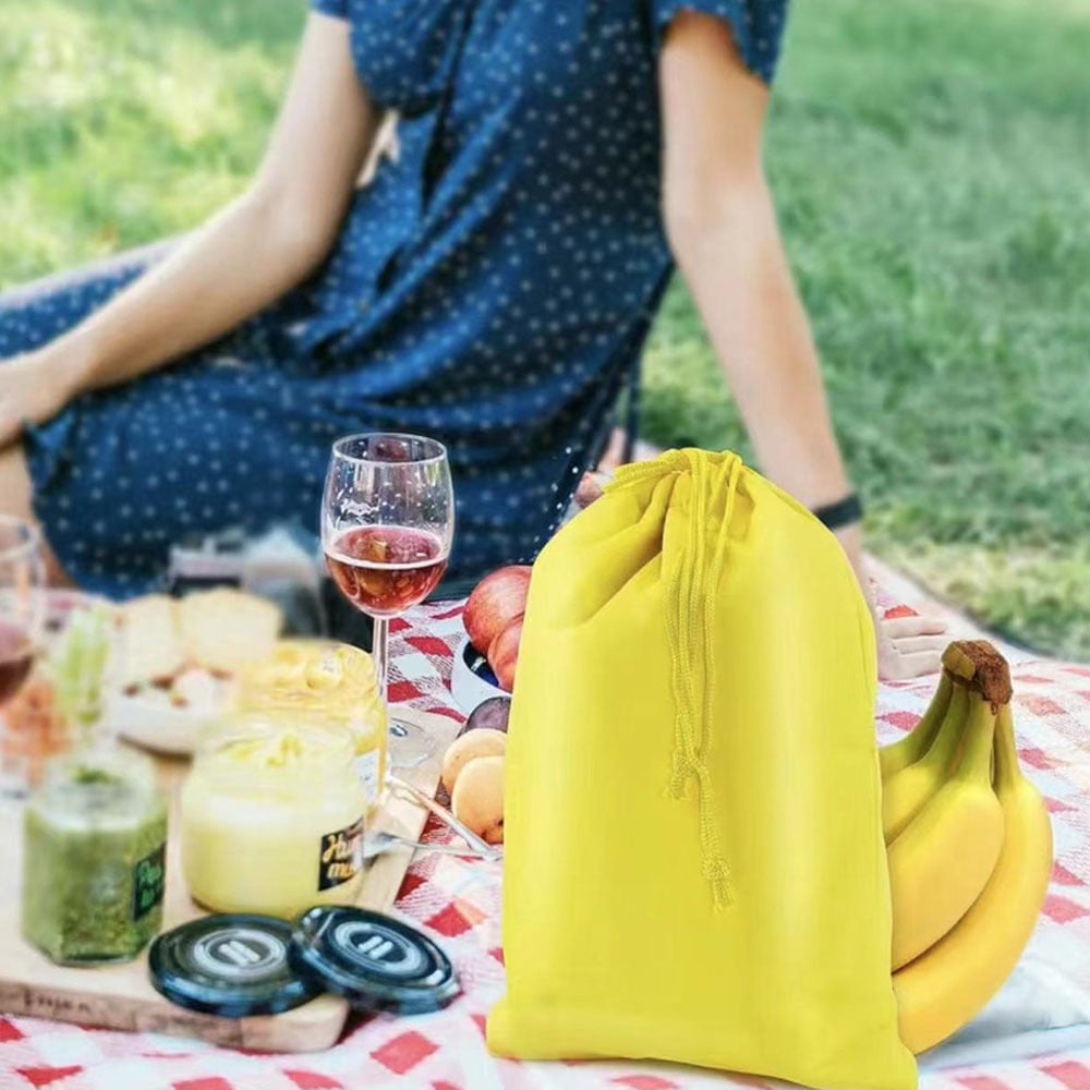 Salad Bag Drawstring Banana Preserve Bag Reusable Produce Bags