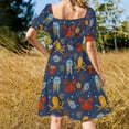 thumbnail image 3 of Under the sea Sleeveless Dress cute dress women dress ladies dresses for women 2024, 3 of 6