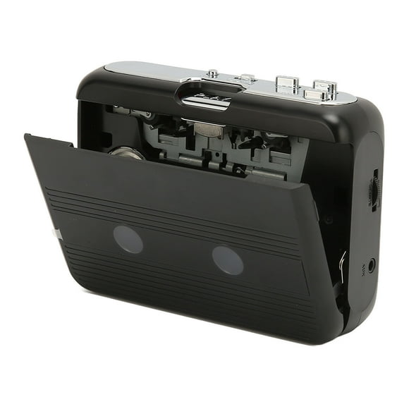Bluetoot Cassette Tape Player, Cassette Player Black Retro Portable Stereo for Travel