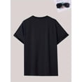 thumbnail image 4 of Don't Run Eagle Graphic Print Men's Creative Top, Casual Slightly Stretch Short Sleeve Crew Neck T-shirt, Men's Tee For Summer Outdoor, 4 of 8