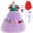 Package C, variant on Girls Mermaid Princess Dress Halloween Costume Dress up for Ariel 3-4 Year