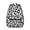 Black and White, variant on Pink and White Leopard Print Backpack for School, Cute School Bag with Adjustable Shoulder Straps and Padded Back, 15.3"x11"x7.1"