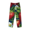 thumbnail image 4 of Xecao Strawberry2 Men's Straight Lounge Pajama Pants: The Ultimate in Comfortable Sleepwear, 4 of 9