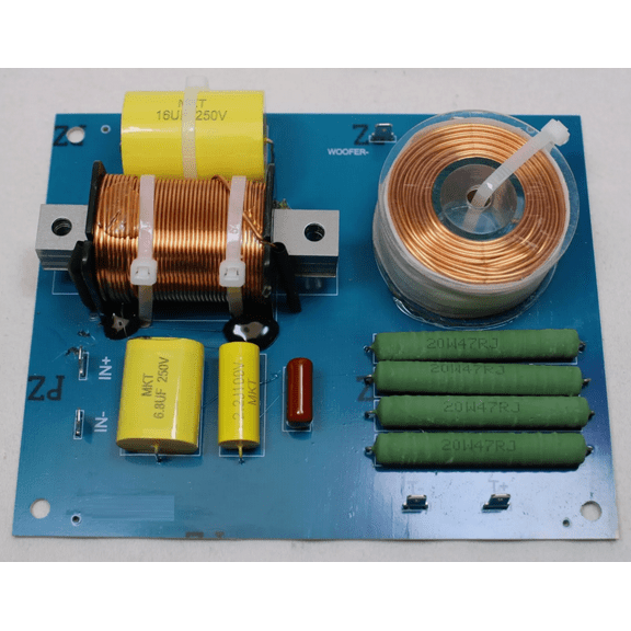 2-Way Passive - Crossover - 1200 Hz - 650 Watts - 1.2K Hz - 8 Ohm