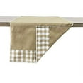 thumbnail image 3 of Fennco Styles Handmade Reversible Checkered Border Design Table Runner, 3 of 17