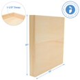 thumbnail image 4 of Square Wood Canvas 18 x 18 x 1-1/2-inch, Pack of 10 Unfinished Wood Frames, Blank Wood Signs for Crafts & Home Decor, by Woodpeckers, 4 of 6