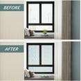 thumbnail image 4 of VELIMAX Window Privacy Film Decorative Glass Film Frosted Window Cling Removable Window Decal Vinyl Opaque Window Tint Sun Blocking for Bathroom Home Office (17.7 x 157.4 inches), 4 of 7