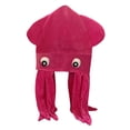 thumbnail image 5 of yuksok Octopus Shaped Hat Party Hat for Stage Performance Birthday Gift Photo Props Rose red, 5 of 9