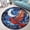 Cardinal9, variant on Round Area Rug, Gingerbread Man Non-Slip Floor Mat, Soft Washable Carpet for Living Room Bedroom Decor 24 Inch