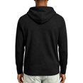 thumbnail image 4 of Leidass Mens Athletic Hoodies for Men Hooded Sweatshirts Dry Fit Lightweight Casual Pullover Hoodies Black L, 4 of 5