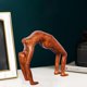 thumbnail image 5 of Estatua de ornamento de meditación elástica para Yoga femenino, escultura de Pose de Yoga, estatuas para interiores y exteriores, decoración del 16x45x14cm Baoblaze figuritas de yoga, 5 of 7