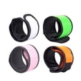 thumbnail image 1 of 4Pcs Glow Slap Bracelet Round Nylon Wristband for Night Events, 1 of 9