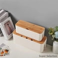 Cord Organizer Box To Hide Power Strips & Cords For Desk,Cable ...