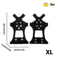 thumbnail image 3 of Sktrjpolfis 10-Stud Antislip Spikes for Shoes Boots Non-Slip Rubber Ice Cleats for Snow Ice Hiking Outdoor, 3 of 6