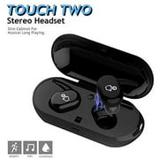 Bluetooth Earbuds, LEWUJIANG Touch Control True Earphone Headphones Wireless Sport Earbud with 3D Stereo Surround Super Bass Noise Cancellation Headsets TWS Earphones