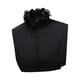 thumbnail image 2 of Corbatas desmontables para mujer, medias camisetas, corbatas falsas, corbatas de muñeca falsas de moda Negro, 2 of 8
