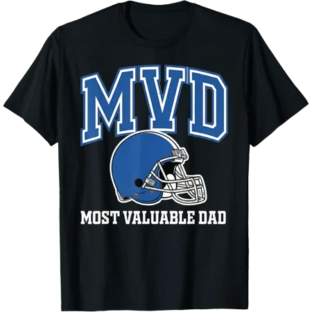 Most Valuable Dad Mvp Style Design T-Shirt