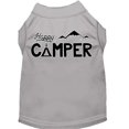 thumbnail image 1 of Happy Camper Screen Print Dog Shirt Grey Med (12), 1 of 1