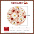 thumbnail image 2 of Fuzoiu Daisy and Ladybug Print Christmas Tree Skirt,Xmas Christmas Decorations,Xmas Tree Mat for Farmhouse Holiday New Years Home Party Decor Tree Rugs-48", 2 of 6