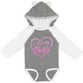 thumbnail image 3 of Inktastic I Love My Daddy in Pink Chalk Heart Boys or Girls Long Sleeve Baby Bodysuit, 3 of 5