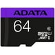 thumbnail image 1 of Memoria Micro Sd Adata UHSI 64GB Class 10 Con Adaptador Sd, AUSDX64GUICL10RA1 ADATA AUSDX64GUICL10-RA1, 1 of 2