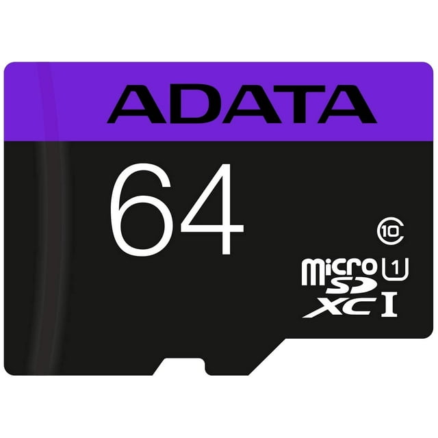 Memoria Micro Sd Adata UHSI 64GB Class 10 Con Adaptador Sd, AUSDX64GUICL10RA1 Adata AUSDX64GUICL10-RA1