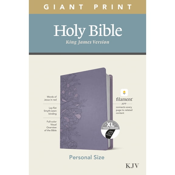 Tyndale: KJV Personal Size Giant Print Bible, (Filament Enabled Edition)