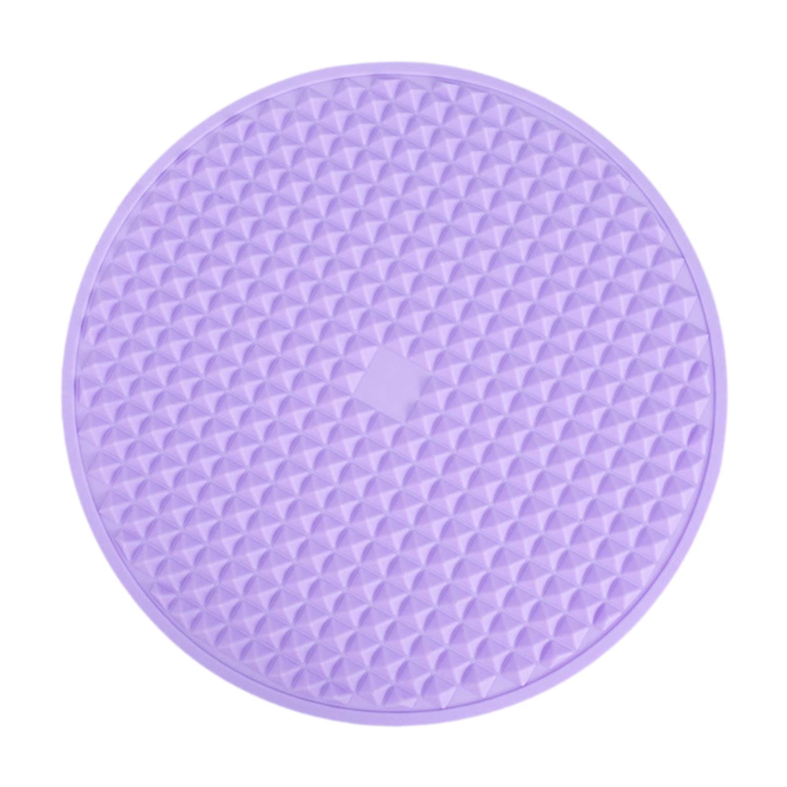 Serenable Acupressure Mat Foot Massage Folded Water Resistant Walk Massagers Massage Blanket for Household Living Room Office Travel Purple