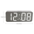 thumbnail image 2 of 1pc LED Surface Digital Digital Reloj de alarma Reloj de escritorio de calendario sin batería, 2 of 5