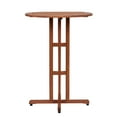 thumbnail image 5 of Amazonia Mons Eucalyptus Wood 5 Pieces Round Wood Patio Bar Set, Seating Capacity: 4, 5 of 8