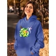 thumbnail image 2 of Tropical Flowers And Animals Hoodie Women -SPIdeals Designs, Female x-Large, 2 of 4
