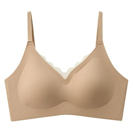 Nexjvus Nursing Bras for Breastfeeding Wirefree Breathable Comfortable Gathering Bra Everyday Bra Size M-XXL