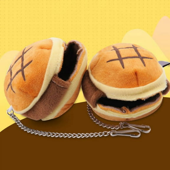 Visland Hamster Hamburger Bed House, Cute Rat Hammock, Winter Warm Fleece Small Animals Cage Nest for Mouse/Small Guinea Pig/Sugar Glider/Hedgehog/Gecko, Pet Sleeping Accessories