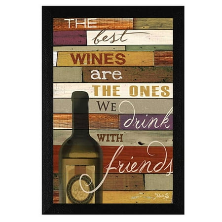 Trendy Decor 4U 'The Best Wine' Framed Textual