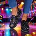 thumbnail image 6 of Carnival Shoes Women Fashion Casual Flat Sparkly Glitter Color Round Toe Slip On Comfortable Loafers Shoes, 6 of 9