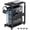 Black with 2 Outlets & 2 USB Ports, variant on EKNITEY Computer Tower Stand Adjustable PC Tower Stand CPU Holder Cart with Charging Station ,23.03"-28.3" H