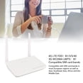 thumbnail image 6 of Rupoun 4G LTE Router 300Mbps Portable WiFi Hotspot with 2 Antennas, Micro SIM Card Slot, WAN/LAN Ports, Up to 32 Users, EU Plug (8.66 inches / 22 cm) [cite: 24], 6 of 9