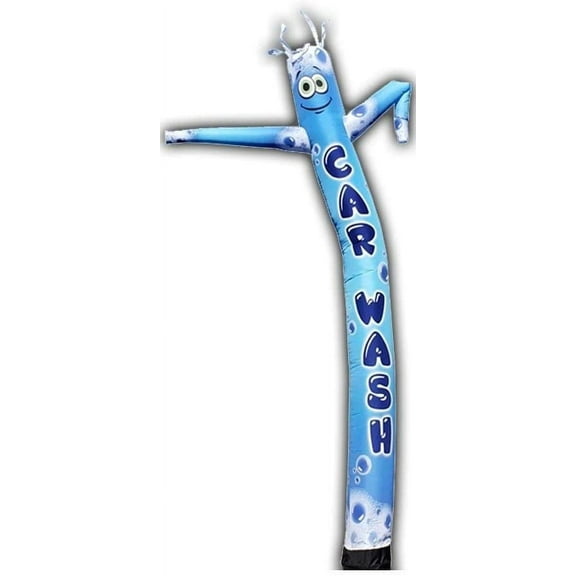 Cobb Promo Inflatable Tube Man Guy Puppet Dancer 18ft - Car Wash Sky Blue - Body only, Without air Blower
