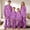 Purple, variant on FamilyMatching for Kids and Adults Cozy Sleepwear for Family Nights Sleepovers Customizable Couples Style Matching Family Pajamas