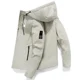 thumbnail image 3 of Primavera otoño chaqueta deportiva al aire libre a prueba de viento con cremallera sólida para hombre sombrero recto informal de alta calidad ocio de moda simplicidad, 3 of 5