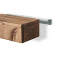 thumbnail image 6 of Drakestone Designs Farmhouse Floating Shelf, 24 inch - Walnut Finish (Set of 2), 6 of 8