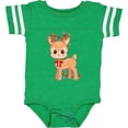 thumbnail image 3 of Inktastic Cute Christmas Reindeer with Christmas Lights Boys or Girls Baby Bodysuit, 3 of 5