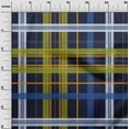 thumbnail image 2 of oneOone Viscose Jersey Fabric Madras Check Print Sewing Fabric BTY 60 Inch Wide, 2 of 5