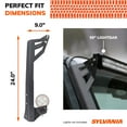 thumbnail image 5 of SYLVANIA 50" A-Pillar Mounting Bracket compatible with Jeep Wranglers JK 2007-2017 models, 5 of 6