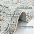 thumbnail image 3 of Area Rug x Entryway Rug Door Mat Vintage Indoor Entrance Washable Rug Retro Distressed Carpet Multi Floral Print Country Boho Rug Non Slip Doormat Bathroom Kitchen Bedroom, 3 of 9