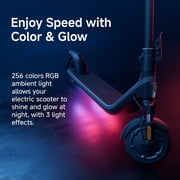 Segway E2 Plus II Electric Scooter, 15 mph Max Speed, 16 Miles Max Range, Teens and Adults, Black